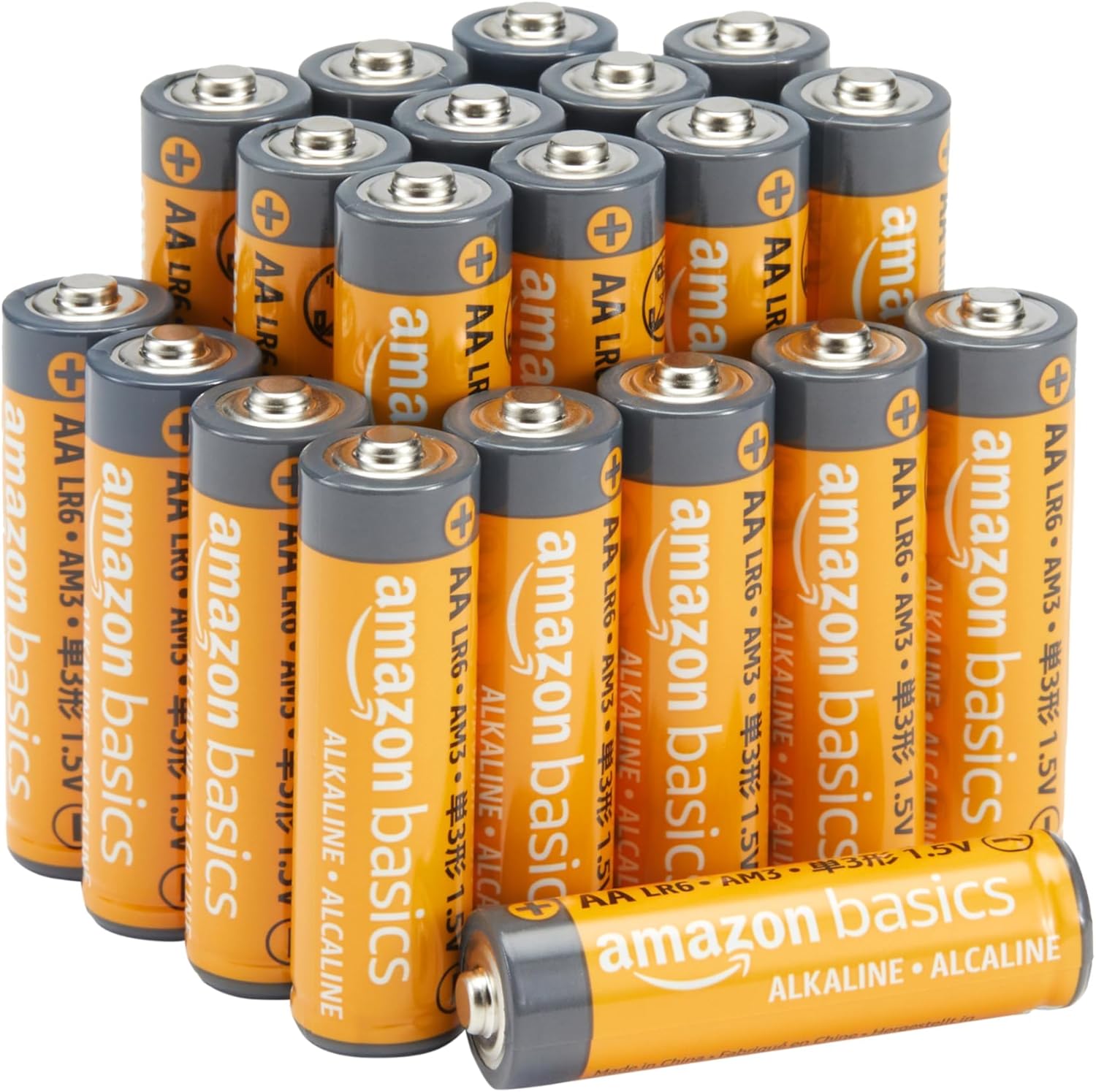 Amazonベーシック 単3形 アルカリ乾電池 20本 1.5V 保存期限10年 液漏れ防止