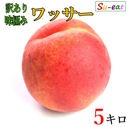 長野県産ワッサー桃の訳あり5キロ｜減農薬で甘い夏の味わい